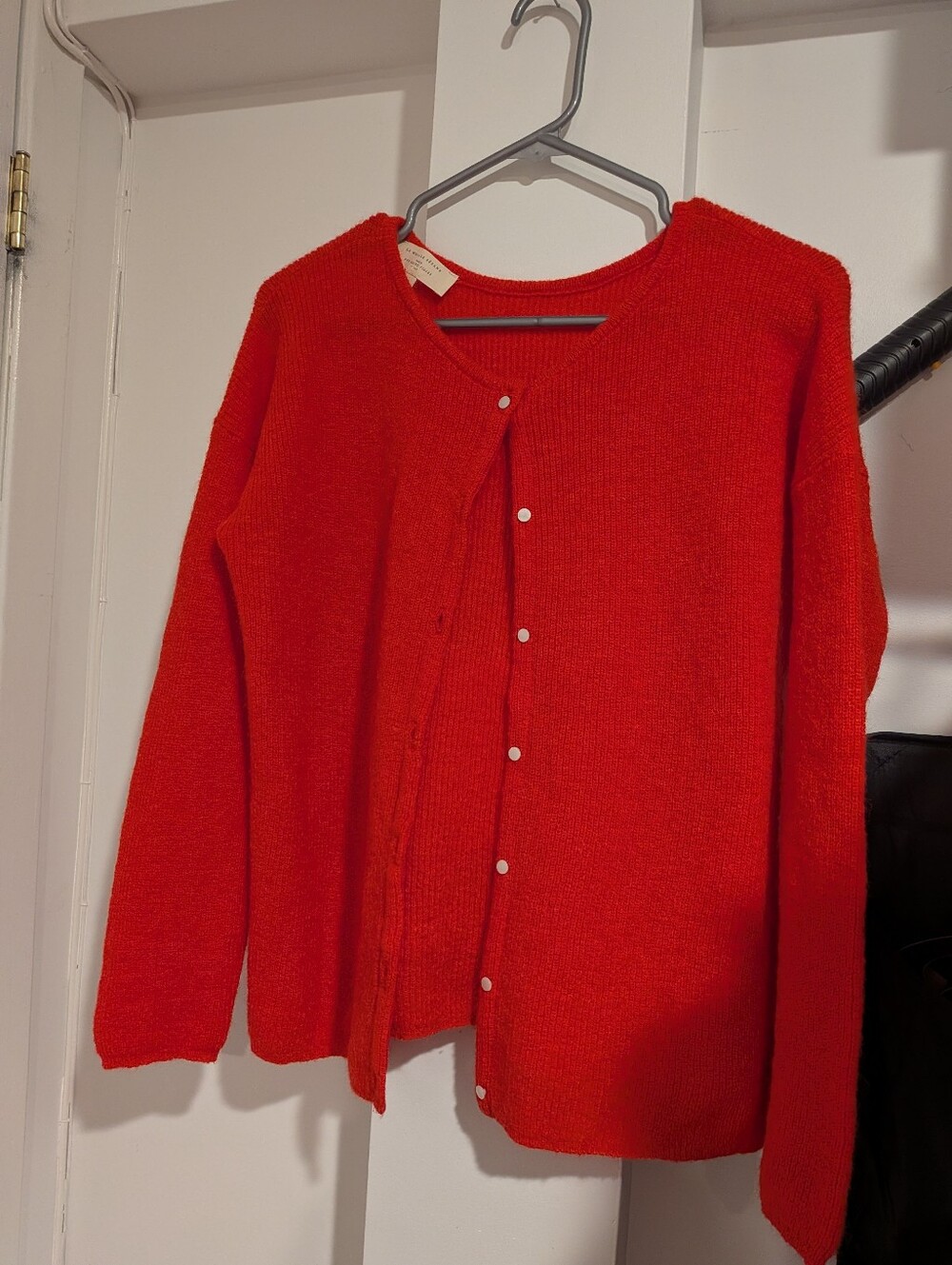 Sézane Gaspard Cardigan Red Size M - Picture 2 of 4